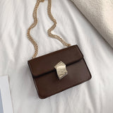 Locking Forest Small Square Bag