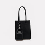 Acrylic Chain Portable Square Bag with Small Bag