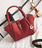 New fashion Solid Color Simple Handbag Bag