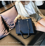 Luxury Chain Rivet Shoulder Bag