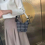 Pearl Fabric Handbag Bag