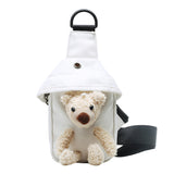 Super Fire Canvas Cartoon Bear Cute Backpack Waist Bag