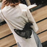 Rivet Personality Dinosaur Design Fashion Cross Body Mini Shoulder Bag