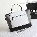 Fashion Black and White Shoulder Handbag Bag