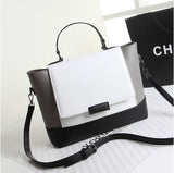 Fashion Black and White Shoulder Handbag Bag