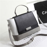 Fashion Black and White Shoulder Handbag Bag