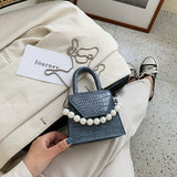 Fashion Pearl Chain Mini Shoulder Bag