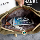Trend of Simple Shopping Shoulder Canvas Handbag Bag