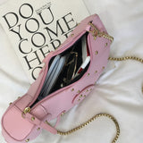 Rivet Personality Dinosaur Design Fashion Cross Body Mini Shoulder Bag