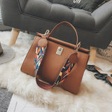 Single Shoulder Strap Color Fashion Leisure Handbag Bag