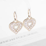 AndQ【Spade Queen Heart】Poker Spade A Heart Earrings