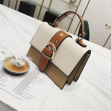 Contrast Color Small Square Bag