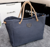 Trend of Simple Shopping Shoulder Canvas Handbag Bag