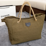 Trend of Simple Shopping Shoulder Canvas Handbag Bag