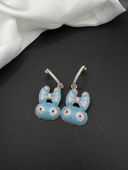 AndQ Cute Rabbit Pendants Earrings