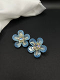 AndQ Stars Flower Studs Earrings