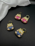 AndQ Fortune Cat Pendants Earrings