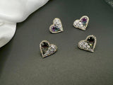 AndQ Hearts BlingBling Studs Earrings