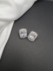 AndQ BlingBling Square Zircon Studs Earrings