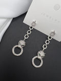 AndQ Cool Leopard Chains Drop Earrings