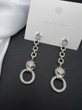 AndQ Cool Leopard Chains Drop Earrings