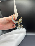 AndQ Handmade Half Circle with Tassels Earrings
