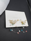 AndQ Handmade Flower Bowknot Earrings