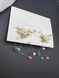 AndQ Handmade Flower Bowknot Earrings