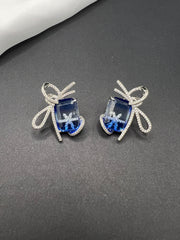AndQ Snow Queen Bowknots Studs Earrings