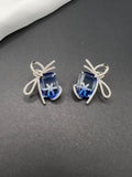 AndQ Snow Queen Bowknots Studs Earrings