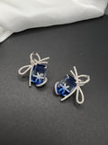 AndQ Snow Queen Bowknots Studs Earrings