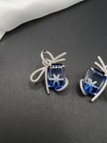 AndQ Snow Queen Bowknots Studs Earrings