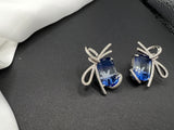 AndQ Snow Queen Bowknots Studs Earrings