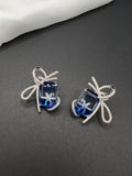 AndQ Snow Queen Bowknots Studs Earrings