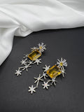 AndQ Snowing Zircon Drop Earrings