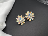 AndQ Flower Square Studs Earrings