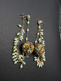 AndQ Handmade Disco Two-in-One Tassel Earrings