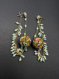 AndQ Handmade Disco Two-in-One Tassel Earrings