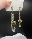 AndQ Handmade Disco Two-in-One Tassel Earrings