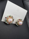 AndQ Handmade Round Studs Earrings
