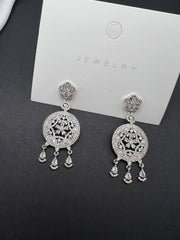 AndQ Dreamcatcher Zircon Embedded Earrings
