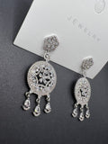 AndQ Dreamcatcher Zircon Embedded Earrings
