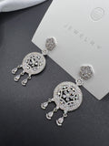 AndQ Dreamcatcher Zircon Embedded Earrings