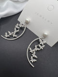 AndQ Dancing Butterflies Pendants Earrings