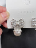 AndQ Sweet Bowknot with Pearls Earrings