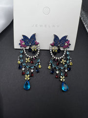 AndQ Butterfly Garden Zircon Embedded Earrings