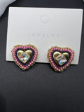 AndQ Handmade Heart Princess Studs