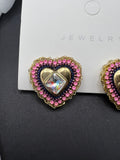 AndQ Handmade Heart Princess Studs