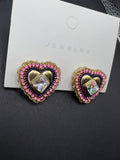 AndQ Handmade Heart Princess Studs