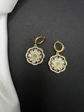 AndQ Zircon Embedded Swivel Earrings